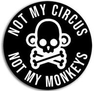 jr studio circus monkeys sticker логотип