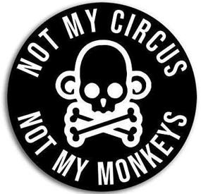 img 4 attached to JR Studio Circus Monkeys Sticker