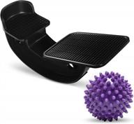 proheal achilles tendonitis relief foot rocker - calf stretcher with spiked ball massager - calf, foot, heel, and ankle stretcher for plantar fasciitis - lower leg pain relief логотип