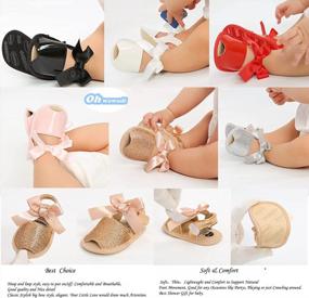 img 2 attached to Soft Sole Baby Sandals For Boys And Girls - Perfect For Summer And First Steps On The Beach