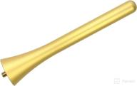 🚀 antennamastsrus - gold aluminum antenna for ford mustang convertible (2015-2022) - 5 inch length logo