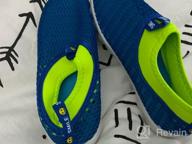 картинка 1 прикреплена к отзыву EQUICK Toddler Blue Sneakers U220SCKTWX - Дышащие мальчики кроссовки, размер 29. от Shane Hartford