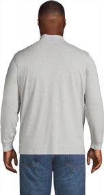 img 3 attached to Lands End Super T Mockneck Regular Men's Clothing for T-Shirts & Tanks