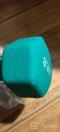 img 1 attached to Set Of 2 Anti-Slip, Anti-Roll Hex Shape Rubber Dumbbells With 8 Color Options - Portzon review by Porfirio Newitt