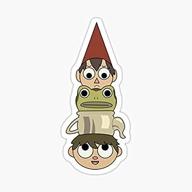 🌿 over the garden wall totem sticker - versatile graphic sticker for auto, wall, laptop, cell, truck - perfect for windows, cars, and trucks логотип