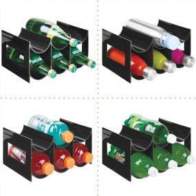 img 1 attached to Organize Your Kitchen With The Stylish Lumiere Collection Bottle Rack Storage Holder