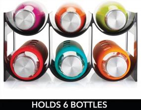 img 2 attached to Organize Your Kitchen With The Stylish Lumiere Collection Bottle Rack Storage Holder