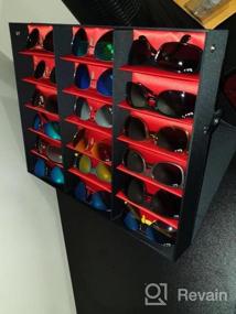img 5 attached to Multi-Functional 18 Grid Storage Box In 3 Chic Colors - Ideal For Organizing And Displaying Eyeglasses, Sunglasses, And Jewelry