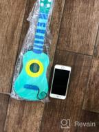img 1 attached to Cute And Educational! Introducing The WEY&FLY 6-String Kids Toy Guitar For Developmental Fun And Learning review by Joe Medlin