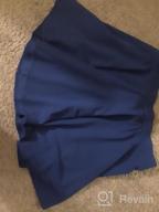 img 1 attached to Women'S High Waisted Skirt: Moxeay Stretch Pleated A Line Skater Mini Skirt review by Tyrell Hudson