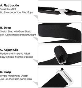 img 1 attached to Elastic Buckle Dresses Women's Accessories - Belts with Stretch Invisible Design