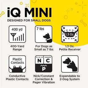 img 3 attached to 🐶 Rechargeable Waterproof Mini Remote Dog Training E-Collar - Dogtra iQ Mini