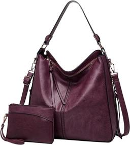 img 4 attached to Leather Purses Handbags Tassel Shoulder Women's Handbags & Wallets : Hobo Bags