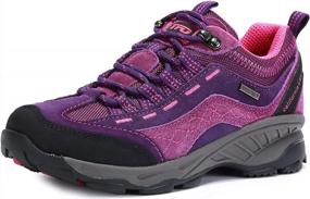 img 4 attached to Stay Steady On The Trail: TFO Women'S Anti-Slip Hiking Shoes For Breathable And Comfortable Trekking