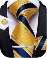 мужской шелковый клетчатый галстук, запонки и нагрудный платок - свадебная деловая официальная одежда логотип
