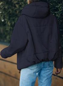 img 3 attached to 🧥 Dokotoo Women's Oversized Windbreaker with Drawstring - Clothing for Coats, Jackets & Vests