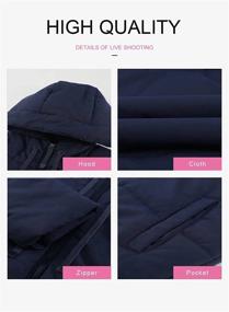 img 1 attached to 🧥 Dokotoo Women's Oversized Windbreaker with Drawstring - Clothing for Coats, Jackets & Vests