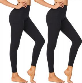 img 3 attached to Get Comfy And Confident With NexiEpoch'S Buttery Soft Leggings For Women - Perfect For Yoga, Workouts, And Running!