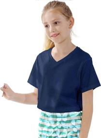 img 2 attached to KOWSPORT T Shirt Classic V Neck Girls Boys' Clothing at Tops, Tees & Shirts