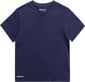 img 4 attached to KOWSPORT T Shirt Classic V Neck Girls Boys' Clothing at Tops, Tees & Shirts