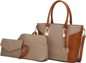 img 4 attached to 👜 Women's Handbags & Wallets: MKF Crossbody Wristlet Envelope, Adjustable Totes