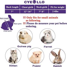 img 3 attached to Cyeollo Small Animal Costume: Perfect Halloween Pet Outfit for Rabbit Bunny, Small Puppy & Kitten 2lb to 4lb