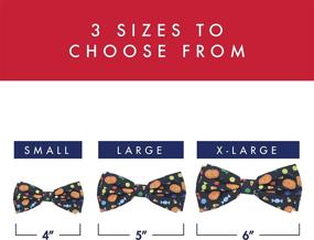 img 2 attached to 🎃 Huxley & Kent Halloween Bow Tie for Pets - Trick or Treat (Small) - Holiday Pet Bow Tie Collar Attachment - Fun Bow Ties for Dogs & Cats - Cute, Comfortable, and Durable