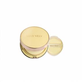 img 3 attached to VELY VELY Aura Honey Glow Cushion - Moisturizing Foundation UV Block SPF 50+ PA+++, Glowing Hydrating Liquid Foundation Belgian Spa Water 31% Honey Propolis All Skin Type 15G 0.53Oz (#23 Natural + Refill)