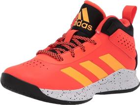 img 4 attached to 👟 Unisex Girls' Athletic Shoes: Adidas Basketball Indigo Violet