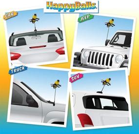 img 2 attached to 🐝 Happiness on the Move: HappyBalls Bee Car Antenna Topper & Mirror Dangler!