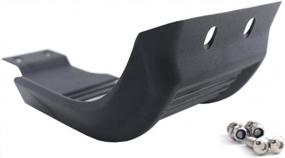 img 3 attached to Harley Sportster Models Motorcycle Skid Plate Engine Guard - Satin Black By GUAIMI