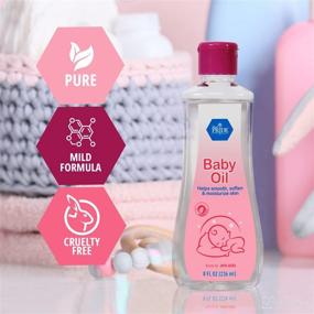 img 1 attached to 👶 Pamper Your Baby's Skin with MED PRIDE Pure Baby Oil - Premium Nourishing Moisturizer for Infants, Boys, and Girls - Prevents Moisture Loss and Delivers Smooth, Healthy Skin - Ideal for Sensitive Skin - 8 fl oz