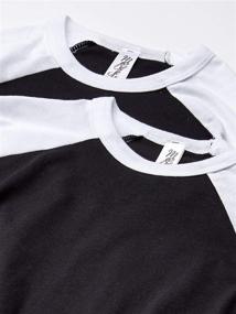 img 1 attached to Marky Apparel 4 Sleeve Baseball T Shirt 2 Boys' Clothing via Tops, Tees & Shirts