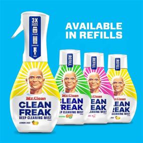 img 3 attached to 🍋 Efficient Refill for Mr. Clean Freak Deep Cleaning Mist Spray - Lemon Zest Scent