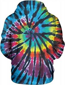 img 1 attached to Trendy Men'S Tie-Dye Hoodie: Stylish & Comfortable Pullover For All Occasions