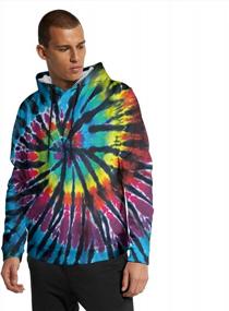 img 2 attached to Trendy Men'S Tie-Dye Hoodie: Stylish & Comfortable Pullover For All Occasions