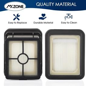 img 2 attached to 🔍 2 Pack of 1866 Replacement Filters for Bissell Crosswave 1785 2306 2551 &amp; 2554 CrossWave Cordless Max Vacuum Cleaner: All-in-One Wet-Dry Solution