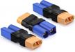 upgrade your rc experience with kcrtek xt90 female to ec5 male battery pack adapter connectors - pack of 3 logo