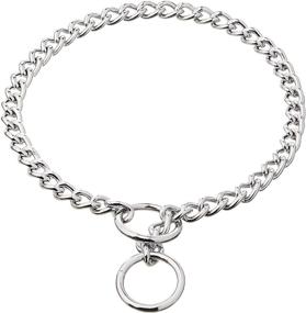 img 1 attached to 🐶 Chrome 20-Inch Titan Heavy Chain Dog Training Choke/Collar with 3mm Link by Coastal Pet Products (DCP553020)