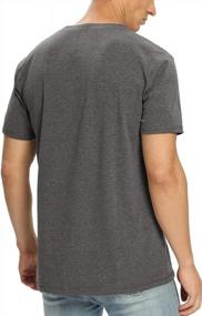 img 1 attached to NITAGUT Heather Men's Cotton Sleeve T-Shirt - Clothing, T-Shirts & Tanks