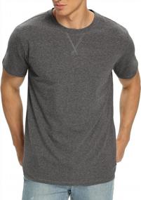 img 4 attached to NITAGUT Heather Men's Cotton Sleeve T-Shirt - Clothing, T-Shirts & Tanks