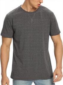 img 3 attached to NITAGUT Heather Men's Cotton Sleeve T-Shirt - Clothing, T-Shirts & Tanks