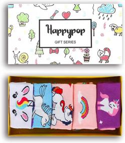 img 3 attached to Fun Kids Socks Gift Box: Unicorn, Animal, Llama & Mermaid Designs!