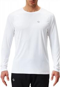 img 4 attached to NAVISKIN Men'S Lightweight Long Sleeve Shirts: Quick Dry, UPF 50+, Rash Guard, Swim & Hiking Shirts