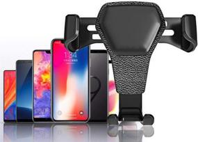 img 1 attached to 📱 Secure Horizontal Air Vent Car Phone Mount for Samsung Galaxy S22 Ultra, S20 Ultra Plus, S21 FE, S22 Plus, A52 5G, A13 5G, A32 5G, A42 5G, A03S A11 A21 A51 A71, Note 20, 10, 9 (Not Compatible with Thick Cases)