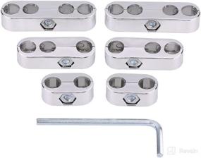 img 3 attached to 🔌 Engine Spark Plug Wire Separator Kit, 7mm/8mm - Chevy, Ford & Mopar - Silver