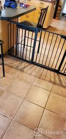 img 6 attached to Cumbor Black Baby Gate: Mom'S Choice Award Winner For Safe And Secure Dog And Toddler Proofing