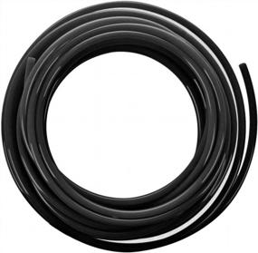 img 4 attached to 10M 32.8Ft Black PU Air Compressor Tubing Pipe 3/8" OD - Beduan Pneumatic Tube Hose For Fluid Transfer