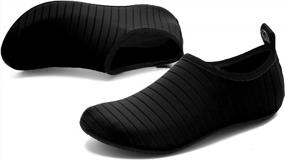 img 2 attached to Barefoot Comfort: ANLUKE Water Shoes For Women And Men - Perfect For Yoga, Surfing And Beach Adventures!