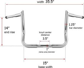 img 3 attached to WSays Handlebar Diameter Compatible 1986 2020